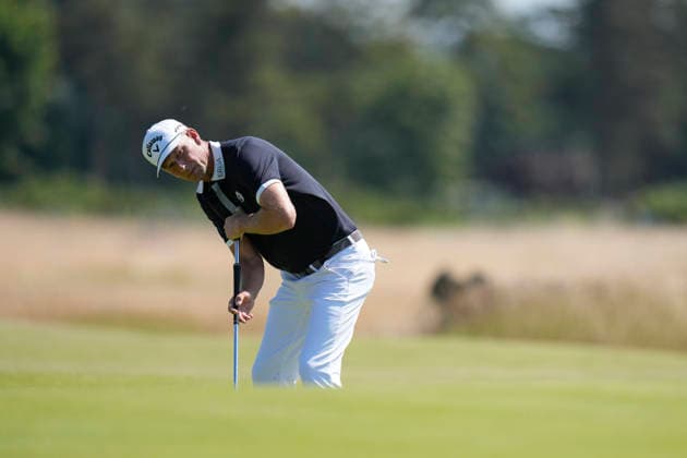 NORTH BERWICK, SCOTLAND - JULY 9: Marcel Siem of Germany putts on the fourteenth green during Round 1 of the Genesis Scottish Open at the Renaissance Club, North Berwick on July 9, 2026 in North Berwick, Scotland Genesis Scottish Open Round 1