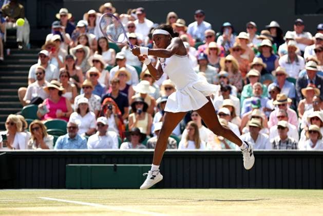 Coco Gauff during her semi final match Wimbledon Tennis Championships, Day 11, The All England Lawn Tennis and Croquet Club, London, UK - 09 Jul 2026London The All England Lawn Tennis and United Kingdom  Copyright: xKieranxMcManus Shutterstockx 16981024aj