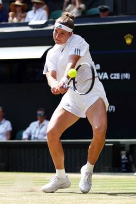 Karolina Muchova during her semi final match Wimbledon Tennis Championships, Day 11, The All England Lawn Tennis and Croquet Club, London, UK - 09 Jul 2026London The All England Lawn Tennis and United Kingdom  Copyright: xKieranxMcManus Shutterstockx 16981024aq