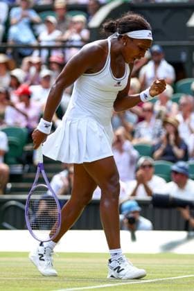 Coco Gauff during her semi final match Wimbledon Tennis Championships, Day 11, The All England Lawn Tennis and Croquet Club, London, UK - 09 Jul 2026London The All England Lawn Tennis and United Kingdom  Copyright: xKieranxMcManus Shutterstockx 16981024as