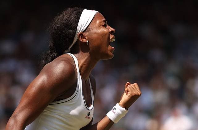 Coco Gauff during her semi-final match Wimbledon Tennis Championships, Day 11, The All England Lawn Tennis and Croquet Club, London, UK - 09 Jul 2026London The All England Lawn Tennis and United Kingdom  Copyright: xEllaxLing Shutterstockx 16981022al