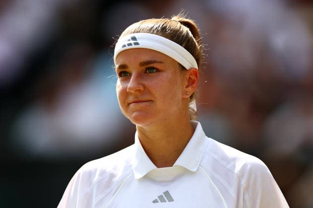 Karolina Muchova during her semi final match Wimbledon Tennis Championships, Day 11, The All England Lawn Tennis and Croquet Club, London, UK - 09 Jul 2026London The All England Lawn Tennis and United Kingdom  Copyright: xJamesxMarsh Shutterstockx 16981021u