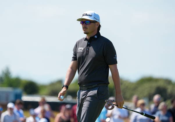 CAPTION CORRECTION: Ewen Ferguson of Scotland on the 9th green. Genesis Scottish Open, Golf, The Renaissance Club, North Berwick, Scotland, UK - 09 Jul 2026North Berwick The Renaissance Club Scotland United Kingdom  Copyright: xShutterstockx 16984080cc