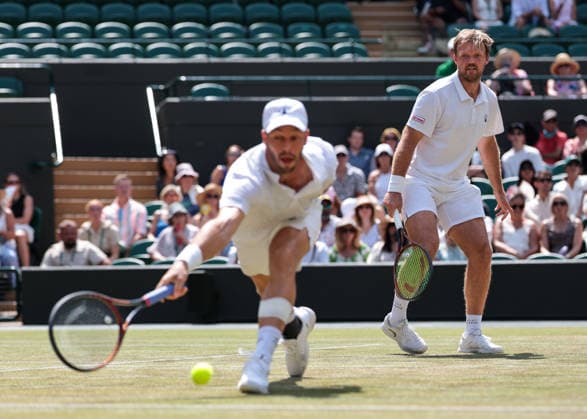 Kevin Krawietz, Tim Puetz, Herren Doppel, Men s Doubles Tennis - Wimbledon 2026 - Grand Slam ITF ATP, Tennis Herren WTA, Tennis Damen - AELTC - London - - Great Britain - 9 July 2026. *** Kevin Krawietz, Tim Puetz, Men s Doubles, Wimbledon 2026 Grand Slam ITF ATP WTA AELTC London, Great Britain, July 9, 2026 Copyright: xJuergenxHasenkopfx