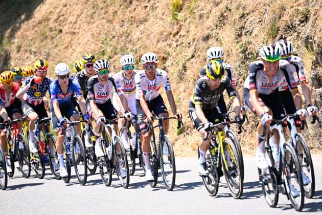 Tour de France 2026 Stage 6 GAVARNIE-CEDRE, FRANCE - JULY 09 : Del Toro Isaac (MEX) of UAE Team Emirates - XRG during stage 6 of the 113rd edition of Tour de France an UCI World Tour 2.UWT cycling road race stage for Men Elite of 186 km with start in Pau and finish in Gavarnie-Cedre on July 9, 2026 in Gavarnie-Cedre, France, 09 07 2026 ( Motordriver Kurt Vandenborre - Gavarnie-Cedre France  Copyright: xTomasxSiskx