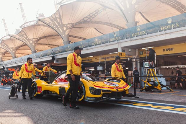 FIA WEC - 6 HOURS OF SAO PAULO 2026 83 HANSON Phil (gbr), KUBICA Robert (pol), YE Yifei (chn), AF Corse, Ferrari 499P 83, Hypercar, scrutineering, verifications techniques, during the 6 Hours of Sao Paulo 2026, 4th round of the 2026 FIA World Endurance Championship, from July 10 to 12, 2026 on the Interlagos Circuit in Sao Paulo, Brazil -  Copyright: xAndreaxLorenzinax