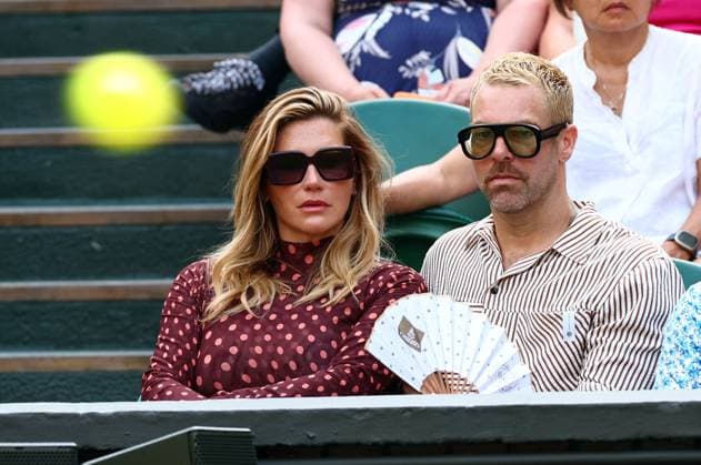 Sport Bilder des Tages Kesha and Joshua Pelatzky watching the action on Centre Court Wimbledon Tennis Championships, Day 11, The All England Lawn Tennis and Croquet Club, London, UK - 09 Jul 2026London The All England Lawn Tennis and United Kingdom  Copyright: xJamesxMarsh Shutterstockx 16981021fm