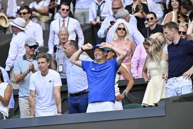 Tennis - Wimbledon 2026 - ITF - The Championships - 09 07 2026 - Tennis - Wimbledon 2026 - ITF - The Championships - 09 07 2026 - Sven Groeneveld coach Muchova - Republique Tcheque London  Copyright: xChryslenexCaillaud Psnewzx