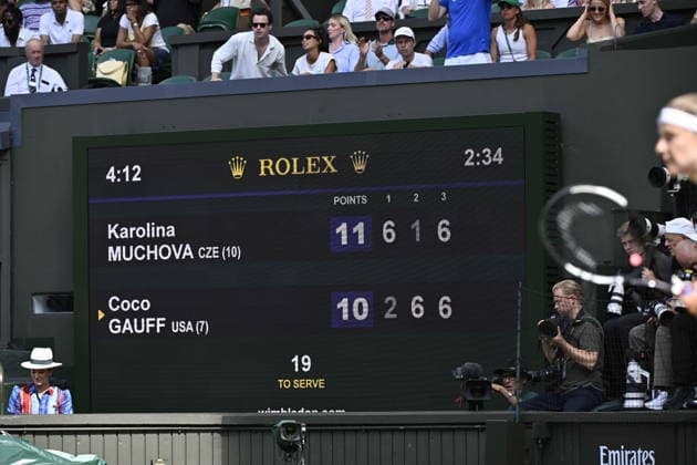 Tennis - Wimbledon 2026 - ITF - The Championships - 09 07 2026 - Tennis - Wimbledon 2026 - ITF - The Championships - 09 07 2026 - Karolina Muchova - Republique Tcheque London  Copyright: xChryslenexCaillaud Psnewzx