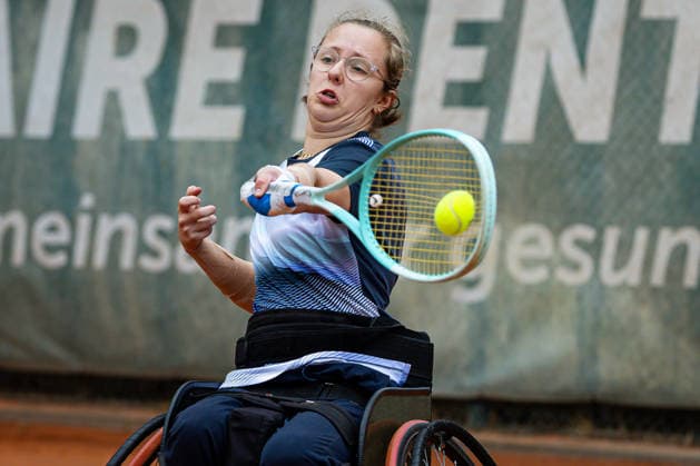Charline Mayer FRA, 36. GERMAN OPEN 2026 - Beate Loddenkemper Trophy, Berlin, BTTC Grün-Weiß, 09.07.2026, *** Charline Mayer (FRA), 36, GERMAN OPEN 2026 Beate Loddenkemper Trophy, Berlin, BTTC Grün Weiß, July 9, 2026, Copyright: xClaudioxGärtnerx