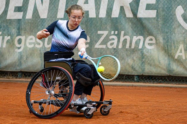 Charline Mayer FRA, 36. GERMAN OPEN 2026 - Beate Loddenkemper Trophy, Berlin, BTTC Grün-Weiß, 09.07.2026, *** Charline Mayer (FRA), 36, GERMAN OPEN 2026 Beate Loddenkemper Trophy, Berlin, BTTC Grün Weiß, July 9, 2026, Copyright: xClaudioxGärtnerx