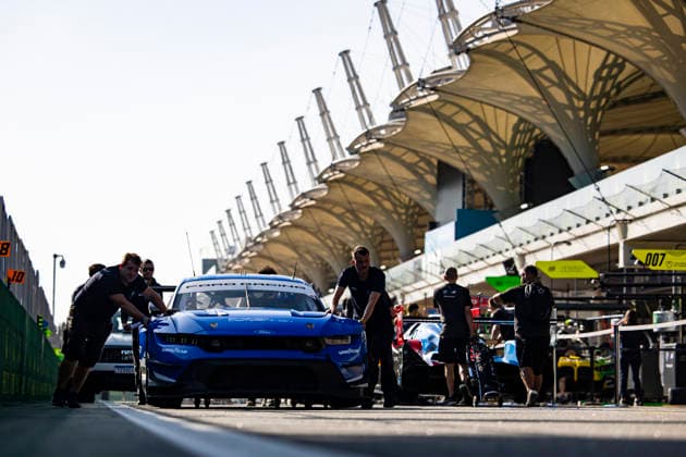 FIA WEC - 6 HOURS OF SAO PAULO 2026 77 POWELL Eric (usa), PRIAULX Sebastian (gbr), TUCK Ben (gbr), Proton Competition, Ford Mustang GT3 Evo 77, LM GT3, ambiance during the 6 Hours of Sao Paulo 2026, 4th round of the 2026 FIA World Endurance Championship, from July 10 to 12, 2026 on the Interlagos Circuit in Sao Paulo, Brazil - Sao PauloBrazil  Copyright: xJULIENxDELFOSSEx