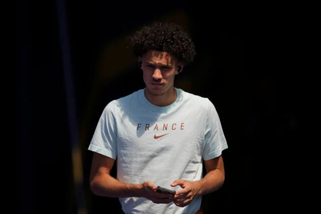 France v Morocco: Quarter Final - FIFA World Cup, WM, Weltmeisterschaft, Fussball 2026 Maghnes Akliouche of France looks on during the FIFA World Cup 2026 Quarter Final match between France and Morocco at Boston Stadium on July 9, 2026 in Foxborough, Massachusetts. Foxborough MA United States  Copyright: xJosexBretonx originalFilename:bretonhernandez-francevm260709_np7dg.jpg