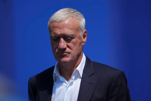 France v Morocco: Quarter Final - FIFA World Cup, WM, Weltmeisterschaft, Fussball 2026 Didier Deschamps, head coach of France, looks on during the FIFA World Cup 2026 Quarter Final match between France and Morocco at Boston Stadium on July 9, 2026 in Foxborough, Massachusetts. Foxborough MA United States  Copyright: xJosexBretonx originalFilename:bretonhernandez-francevm260709_np0pQ.jpg
