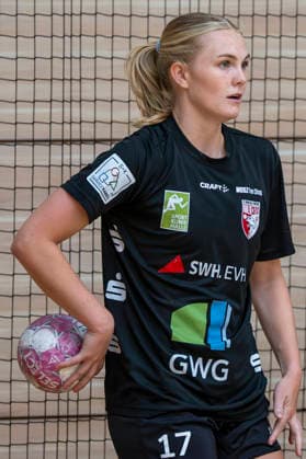 Handball Bundesliga Frauen,HBF, Saison 2026 2027-SV Union Halle-Neustadt Training Halle, Deutschland 09.Juli 2026: Im Bild:Neuzugang Lynn Holtmann (Halle) Halle Saale SWH Arena Sachsen-Anhalt Deutschland *** Women s Handball Bundesliga (HBF), 2026–2027 Season, SV Union Halle Neustadt Training, Halle, Germany, July 9, 2026. Pictured: New signing Lynn Holtmann, Halle, Halle-Saale, SWH Arena, Saxony-Anhalt, Germany