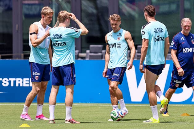 July 9, 2026, Fort Lauderdale, Florida, USA: Martin Odegaard 10(C) of Norway attends a Norway soccer team training session prior to a World Cup 26 Quarter-Final match between Norway and England. Soccer 2026: World Cup 26 - Norway Training.  - ZUMAa257 20260709_zsp_a257_013 Copyright: xChrisxArjoonx