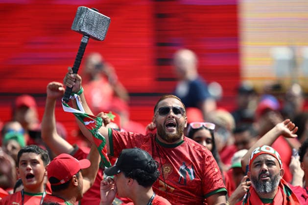 Mg Foxborough (Stati Uniti) 09 07 2026 - Mondiali di Calcio 2026 Francia-Marocco foto Matteo Gribaudi Image nella foto: tifosi Marocco 