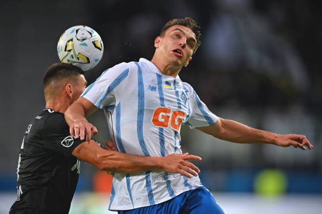 LUBLIN 09.07.2026 MECZ I RUNDA ELIMINACYJNA LIGA EUROPY SEZON 2026 2027: DYNAMO KIJOW - UNIVERSITATEA KLUZ --- UEFA EUROPA LEAGUE FIRST QUALIFYING ROUND FIRST MATCH: DYNAMO KYIV - UNIVERSITATEA CLUJ nz Matvii Ponomarenko FOT. PRZEMEK GABKA 400MM.PL NEWSPIX.PL --- newspix.pl POLAND OUT! 