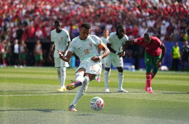 Kylian Mbappe (France) during France and Morocco, Quarter final FIFA World Cup, WM, Weltmeisterschaft, Fussball 2026, Boston Stadium, Boston, USA on July 9, 2026. Thor Wegner DeFodi Images. (Photo by DeFodi Images) - *** Kylian Mbappé of France during the quarterfinal match between France and Morocco at the 2026 FIFA World Cup, Boston Stadium, Boston, USA, on July 9, 2026. Photo by DeFodi Images (Thor Wegner)
