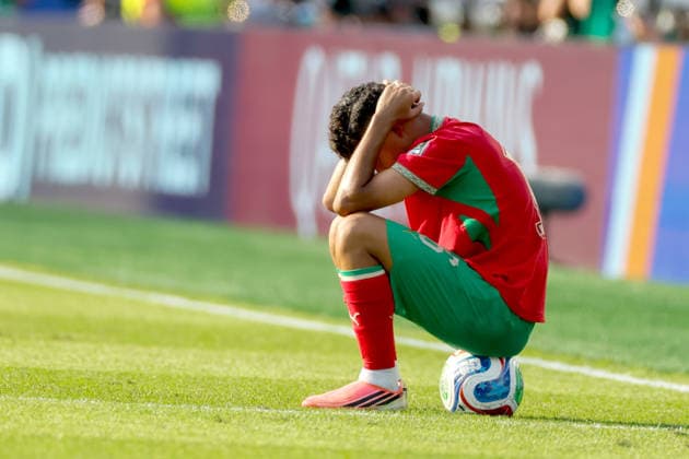 France v Morocco: Quarter Final - FIFA World Cup, WM, Weltmeisterschaft, Fussball 2026 Gessime Yassine of Morocco looks dejected after the FIFA World Cup 2026 Quarter Final match between France and Morocco at Boston Stadium on July 9, 2026 in Foxborough, United States. Foxborough Boston Stadium MA United States Copyright: xAllstarxPicturexLibraryxLtdx