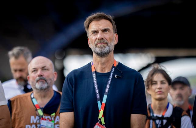 Boston, USA 09th Jul 2026. Jürgen Klopp France - Morocco World Cup Frankreich - Marokko 09.07.2026 *** Boston, USA, July 9, 2026 Jürgen Klopp France Morocco World Cup France Morocco July 9, 2026