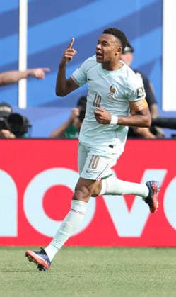 260710 -- BOSTON, July 10, 2026 -- Kylian Mbappe of France celebrates scoring during the quarter final match between France and Morocco at the 2026 FIFA World Cup, WM, Weltmeisterschaft, Fussball at Boston Stadium in Boston, the United States, July 9, 2026. SPU.S.-BOSTON-FOOTBALL-FIFA WORLD CUP-QUARTER FINAL-FRA VS MAR ZhangxChen  (SP)U.S.-BOSTON-FOOTBALL-FIFA WORLD CUP-QUARTER FINAL-FRA VS MAR IMAGO ZhangxChen  imago images 0861209107