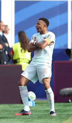 260710 -- BOSTON, July 10, 2026 -- Kylian Mbappe of France celebrates scoring during the quarter final match between France and Morocco at the 2026 FIFA World Cup, WM, Weltmeisterschaft, Fussball at Boston Stadium in Boston, the United States, July 9, 2026. SPU.S.-BOSTON-FOOTBALL-FIFA WORLD CUP-QUARTER FINAL-FRA VS MAR ZhangxChen  (SP)U.S.-BOSTON-FOOTBALL-FIFA WORLD CUP-QUARTER FINAL-FRA VS MAR IMAGO ZhangxChen  imago images 0861209108