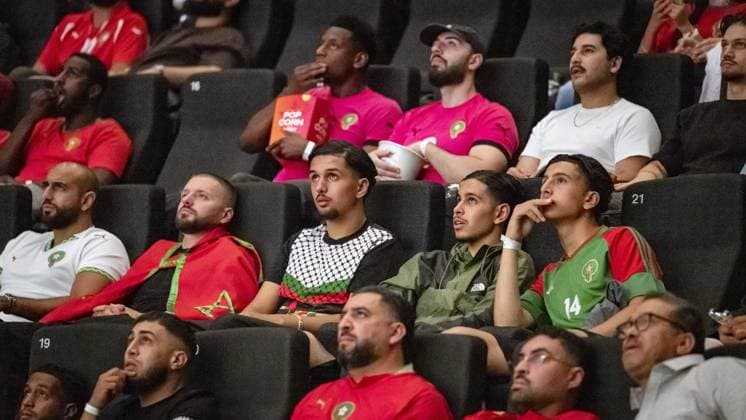 Football, 2026 FIFA World Cup, France v Morocco, Moroccan fans watch the match in Utrecht