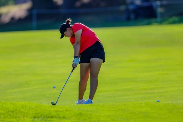 EVIAN-LES-BAINS, FRANCE - 09.07.2026: Farah O Keefe (USA) of The Amundi Evian Championship at the Evian Resort Golf Club on July 09, 2026 in Evian-les-Bains, France.