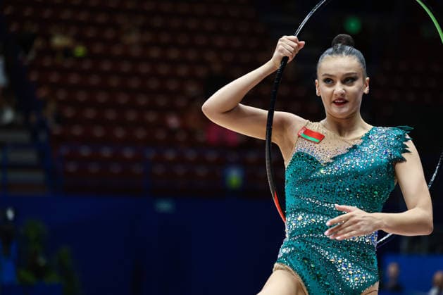 IPA86562127 - HARNASKO Alina (BLR) during the Rhythmic gymnastics, Rhythmische Sportgymnastik, RSG World Cup Final at the Unipol Forum, Milan, Italy, on July 10, 2026, during the Rhythmic Gymnastics - FIG World Cup 2026, Gymnastics in Assago (MI), Italy, July 10, 2026  Copyright: xValerioxOrigo IPAxSportx xx 86562127