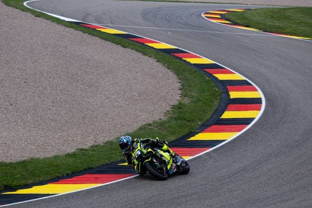GER, Großer Preis von Deutschland, MotoGP. 11. Lauf, FIM Motorrad-Weltmeisterschaft. 10.07.2026, Sachsenring, Hohenstein-Ernstthal, GER, Großer Preis von Deutschland, MotoGP. 11. Lauf, FIM Motorrad-Weltmeisterschaft. 25, Raul Fernandez, SuperFile Trackhouse MotoGP Team Â Foto: Alexander Trienitz Hohenstein-Ernstthal Sachsenring Sachsen Deutschland *** GER, German Grand Prix, MotoGP Round 11, FIM Motorcycle World Championship, July 10, 2026, Sachsenring, Hohenstein Ernstthal, GER, German Grand Prix, MotoGP Round 11, FIM Motorcycle World Championship 25, Raul Fernandez, SuperFile Trackhouse MotoGP Team Photo by Alexander Trienitz, Hohenstein Ernstthal, Sachsenring, Saxony, Germany