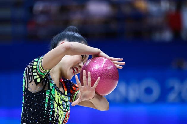 OTHER - Gymnastics - Rhythmic gymnastics, Rhythmische Sportgymnastik, RSG - 2026 FIG World Cup Photo by IPA ABACAPRESS.COM86562144 - CHU Megan (USA) during the Rhythmic Gymnastics World Cup Final at the Unipol Forum, Milan, Italy, on July 10, 2026, during the Rhythmic Gymnastics - FIG World Cup 2026, Gymnastics in Assago (MI), Italy, July 10, 2026 Assago (MI) Italy  Copyright: xIPAxSport ABACAx