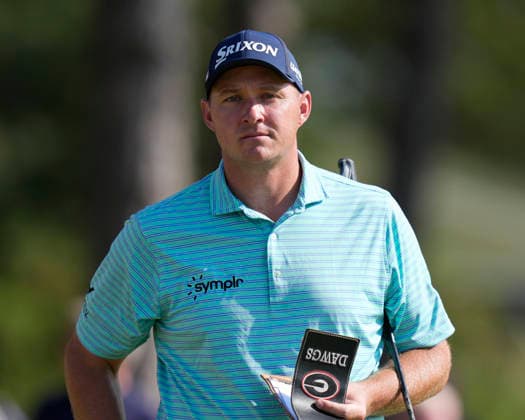 NORTH BERWICK, SCOTLAND - JULY 10: Sepp Straka waits on the twelfth green during Round 2 of the Genesis Scottish Open at the Renaissance Club, North Berwick on July 10, 2026 in North Berwick, Scotland Genesis Scottish Open Round 2