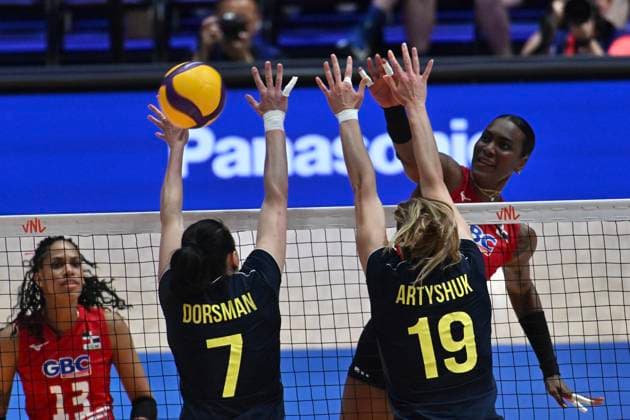 Volleyball, Nations League, Women, Hong Kong v Dominican Republic