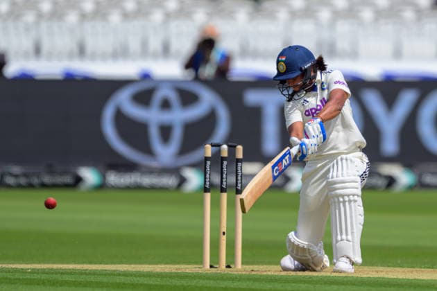 LONDON, ENGLAND JULY 10 - Harmanpreet Kaur of India during Day 1 of the Rothesay Test Match game between England and India at Lord s Cricket Ground on July 10, 2026 in London , England . (Photo by Keeran Marquis Sports Press Photo)  Copyright: xKeeranxMarquis SPPx Sportspressphoto_SPR188361