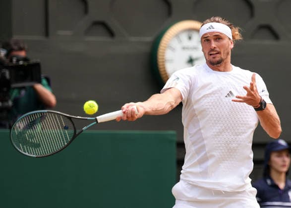 Alexander Zverev (GER), Herren Einzel, Men s Singles Tennis - Wimbledon 2026 - Grand Slam ITF ATP, Tennis Herren WTA, Tennis Damen - AELTC - London - - Great Britain - 10 July 2026. *** Alexander Zverev (GER), Men s Singles, Wimbledon 2026 Grand Slam, ITF, ATP, WTA, AELTC, London, Great Britain, July 10, 2026 Copyright: xJuergenxHasenkopfx
