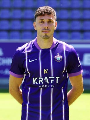Erz.Aue - Teamfoto Regionalliga Nordost Marcel Bär Baer (15, Aue) FC Erzgebirge Aue; Regionalliga Nordost,Ê Porträttermin, 2026 2027, , Aue, 09.07.2026, Erzgebirgsstadion, Fußball, Regionalliga Nordost, Nur für journalistische Zwecke. Only for editorial use! , *** Erz Aue Team Photo, Northeast Regional League, Marcel Bär Baer 15, Aue FC Erzgebirge Aue, Northeast Regional League, portrait session, 2026–2027, , Aue, July 9, 2026, Erzgebirgsstadion, soccer, Northeast Regional League, For editorial use only, Picture Point