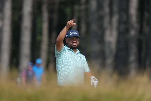 JJ Spaun of USA on the 7th hole. Genesis Scottish Open, Golf, The Renaissance Club, North Berwick, Scotland, UK - 10 Jul 2026North Berwick The Renaissance Club Scotland United Kingdom  Copyright: xShutterstockx 16984081az
