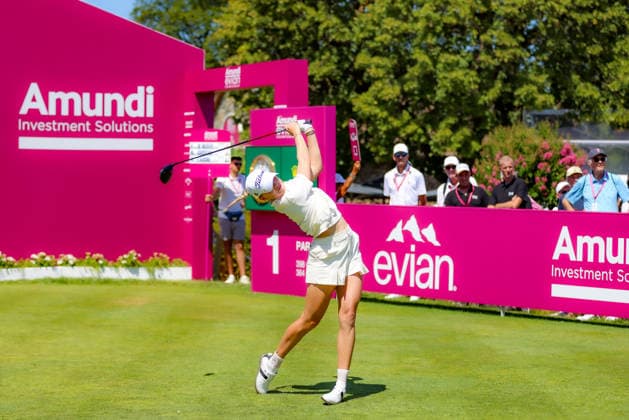 EVIAN-LES-BAINS, FRANCE - 10.07.2026: Nataliya Guseva (RUS) of The Amundi Evian Championship at the Evian Resort Golf Club on July 10, 2026 in Evian-les-Bains, France.
