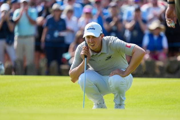 Matt Fitzpatrick of England on the 18th green. Genesis Scottish Open, Golf, The Renaissance Club, North Berwick, Scotland, UK - 10 Jul 2026North Berwick The Renaissance Club Scotland United Kingdom  Copyright: xShutterstockx 16984081ch