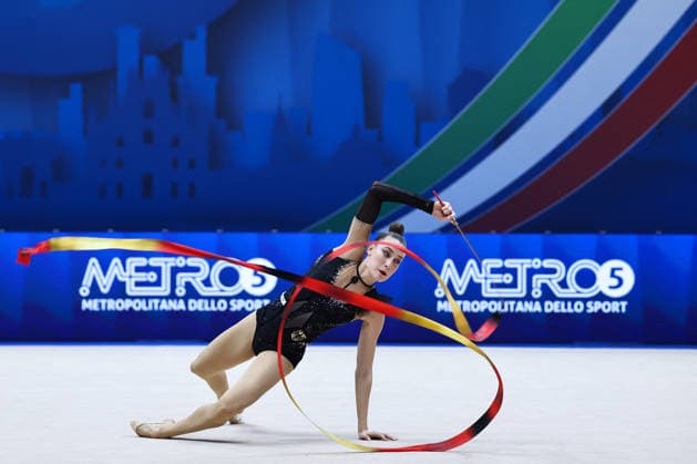 OTHER - Gymnastics - Rhythmic gymnastics, Rhythmische Sportgymnastik, RSG - 2026 FIG World Cup Photo by IPA ABACAPRESS.COM86571985 - Darja VARFOLOMEEV (GER) during the Rhythmic Gymnastics World Cup Final at the Unipol Forum, Milan, Italy, on July 10, 2026, during the Rhythmic Gymnastics - FIG World Cup 2026, Gymnastics in Assago (MI), Italy, July 10, 2026 Assago (MI) Italy  Copyright: xIPAxSport ABACAx
