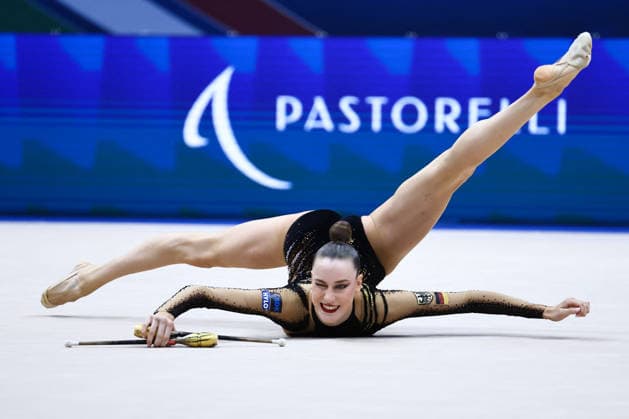 OTHER - Gymnastics - Rhythmic gymnastics, Rhythmische Sportgymnastik, RSG - 2026 FIG World Cup Photo by IPA ABACAPRESS.COM86571984 - Darja VARFOLOMEEV (GER) during the Rhythmic Gymnastics World Cup Final at the Unipol Forum, Milan, Italy, on July 10, 2026, during the Rhythmic Gymnastics - FIG World Cup 2026, Gymnastics in Assago (MI), Italy, July 10, 2026 Assago (MI) Italy  Copyright: xIPAxSport ABACAx