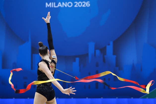 OTHER - Gymnastics - Rhythmic gymnastics, Rhythmische Sportgymnastik, RSG - 2026 FIG World Cup Photo by IPA ABACAPRESS.COM86571993 - Darja VARFOLOMEEV (GER) during the Rhythmic Gymnastics World Cup Final at the Unipol Forum, Milan, Italy, on July 10, 2026, during the Rhythmic Gymnastics - FIG World Cup 2026, Gymnastics in Assago (MI), Italy, July 10, 2026 Assago (MI) Italy  Copyright: xIPAxSport ABACAx