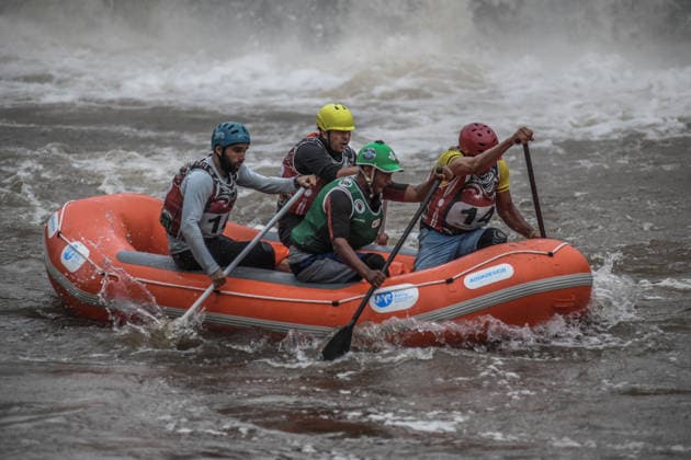 2026 World Rafting Cup in Kenya SAGANA, KENYA - JULY 10: Athletes compete on the Sagana stage of the Tana River, one of the international rafting courses, during the 2026 World Rafting Cup hosted in the town of Sagana within Kirinyaga County, north of Kenya s capital Nairobi, on July 10, 2026. The competition, running from July 5 to 12, features participation from numerous countries including Italy, Burundi, the Czech Republic, Japan, Morocco, Nigeria, and Uganda. Gerald Anderson Anadolu Sagana Kenya. Editorial use only. Please get in touch for any other usage.  Copyright: x2026xAnadoluxGeraldxAndersonx