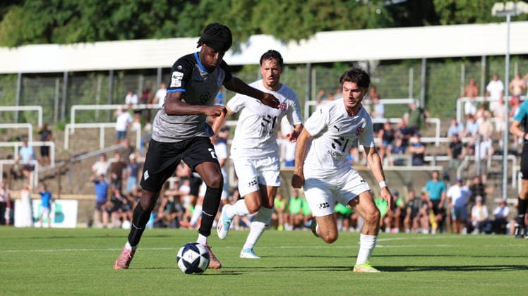 Football, friendly match, VfR Mannheim v SV Waldhof Mannheim