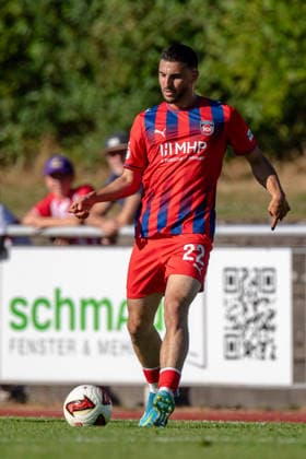 Qualid Mhamdi (1. FC Heidenheim, 22) GER, 1. FC Heidenheim vs FC Lugaon, Fussball, Vorbereitung, Saison 2026 27, 10.07.2026, GER, 1. FC Heidenheim vs FC Lugaon, Fussball, Vorbereitung, Saison 2026 27, 10.07.2026 Leutkirch *** Qualid Mhamdi, 1 FC Heidenheim, 22 GER, 1 FC Heidenheim vs. FC Lugaon, Soccer, Preseason, 2026–27 Season, October 7, 2026, GER, 1 FC Heidenheim vs. FC Lugaon, Soccer, Preseason, 2026–27 Season, October 7, 2026, Leutkirch Copyright: xEibner-Pressefoto FlorianxWolfx EP_FWF