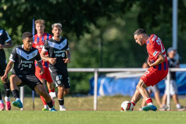 Schuss von Qualid Mhamdi (1. FC Heidenheim, 22) GER, 1. FC Heidenheim vs FC Lugaon, Fussball, Vorbereitung, Saison 2026 27, 10.07.2026, GER, 1. FC Heidenheim vs FC Lugaon, Fussball, Vorbereitung, Saison 2026 27, 10.07.2026 Leutkirch *** Shot by Qualid Mhamdi, 1 FC Heidenheim, 22 GER, 1 FC Heidenheim vs. FC Lugaon, Soccer, Preseason, 2026–27 Season, October 7, 2026, GER, 1 FC Heidenheim vs. FC Lugaon, Soccer, Preseason, 2026–27 Season, October 7, 2026, Leutkirch Copyright: xEibner-Pressefoto FlorianxWolfx EP_FWF