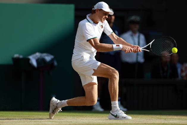 Jannik Sinner during his semi final match Wimbledon Tennis Championships, Day 12, The All England Lawn Tennis and Croquet Club, London, UK - 10 Jul 2026London The All England Lawn Tennis and United Kingdom  Copyright: xJamesxMarsh Shutterstockx 16981029er