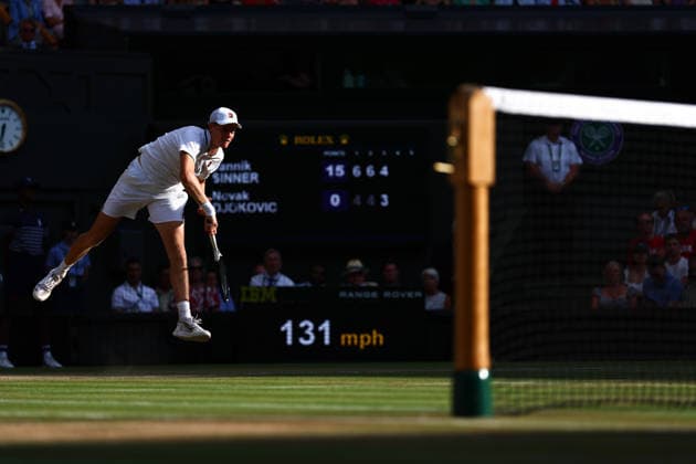 Jannik Sinner during his semi final match Wimbledon Tennis Championships, Day 12, The All England Lawn Tennis and Croquet Club, London, UK - 10 Jul 2026London The All England Lawn Tennis and United Kingdom  Copyright: xJamesxMarsh Shutterstockx 16981029ff