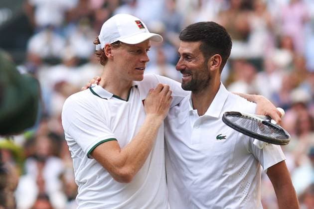 Novak Djokovic after losing his Semi-Final match to Jannik Sinner Wimbledon Tennis Championships, Day 12, The All England Lawn Tennis and Croquet Club, London, UK - 10 Jul 2026London The All England Lawn Tennis and United Kingdom  Copyright: xEllaxLing Shutterstockx 16981028gd